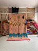 Authentic Vintage Moroccan Rug – Pink Berber Area Wool Rug (5.1x8.9 ft) - Africancreates