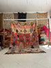 Authentic Vintage Moroccan rug – Wool Tribal Area Boujaad Rug (6.8x9.6 ft) - Africancreates
