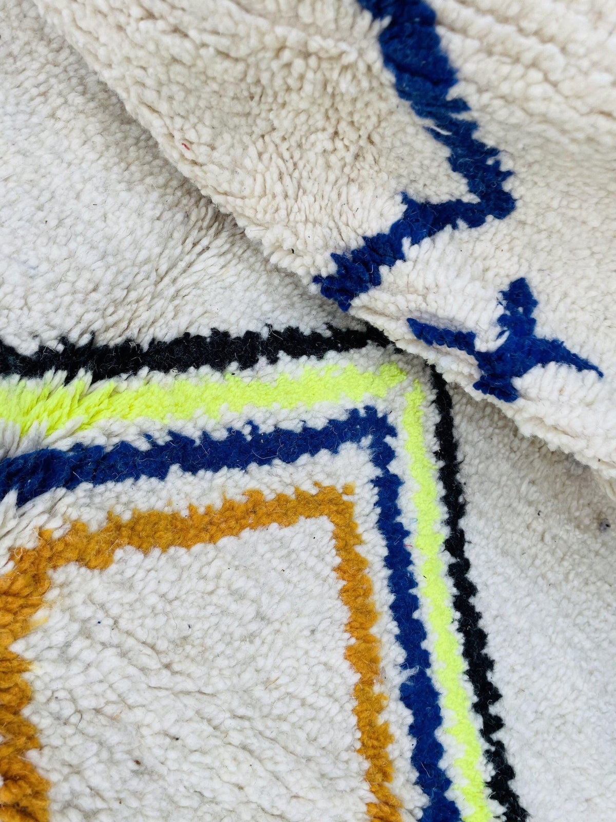 Azilal Moroccan Rug, Handmade azilal Rug, Authentic Moroccan Rug, Abstract Berber Rug, multicolor Wool Rug, Sheep Wool Rug, Bohemian Rug. - Africancreates