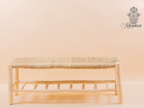 Banc en bois avec rangement intégré - Idéal pour une organisation efficace - Africancreates