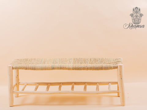 Banc en bois avec rangement intégré - Idéal pour une organisation efficace - Africancreates