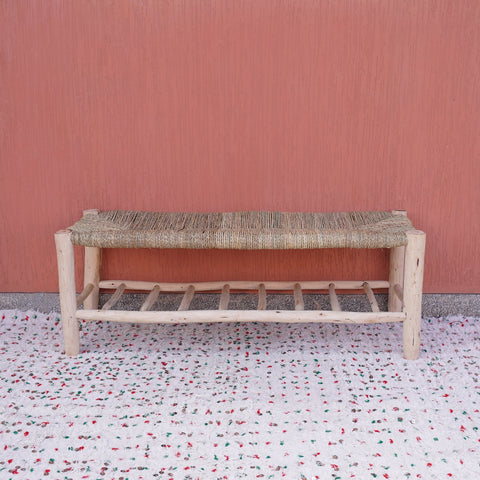 Banc en bois avec rangement intégré - Idéal pour une organisation efficace - Africancreates
