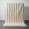 Beige Grids Modern Handmade Moroccan Rug - Custom Living Room Area Beni Rugs - Africancreates