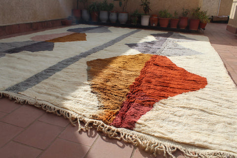 Beni Mrirt Moroccan Extra large Rug - Africancreates