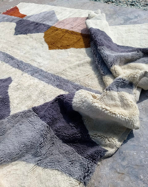 Beni Mrirt Moroccan Extra large Rug - Africancreates