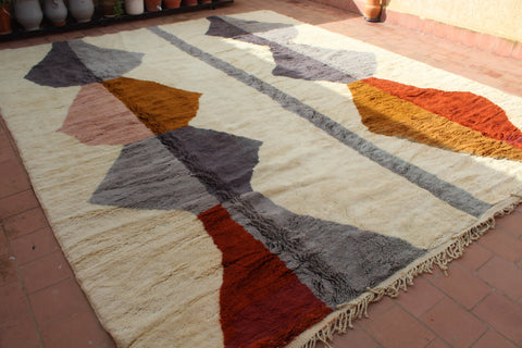 Beni Mrirt Moroccan Extra large Rug - Africancreates