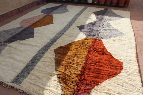 Beni Mrirt Moroccan Extra large Rug - Africancreates
