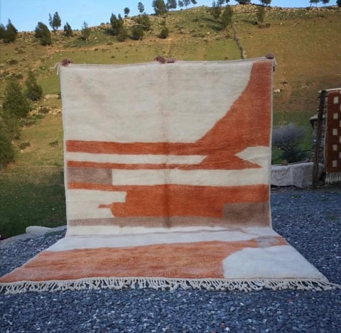 Berber Moroccan rug , Extra large rugs beni ourain rug - rugs for living room and bedroom - abstract rug - Berber Rug - shagy rug - large area rugs - Mrirt rugs - Africancreates