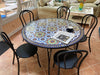 Blue Garden Moroccan mosaic table | Bistro table | Arabic Table | Tea table | chocolate Oriental table |moroccan table design - Africancreates