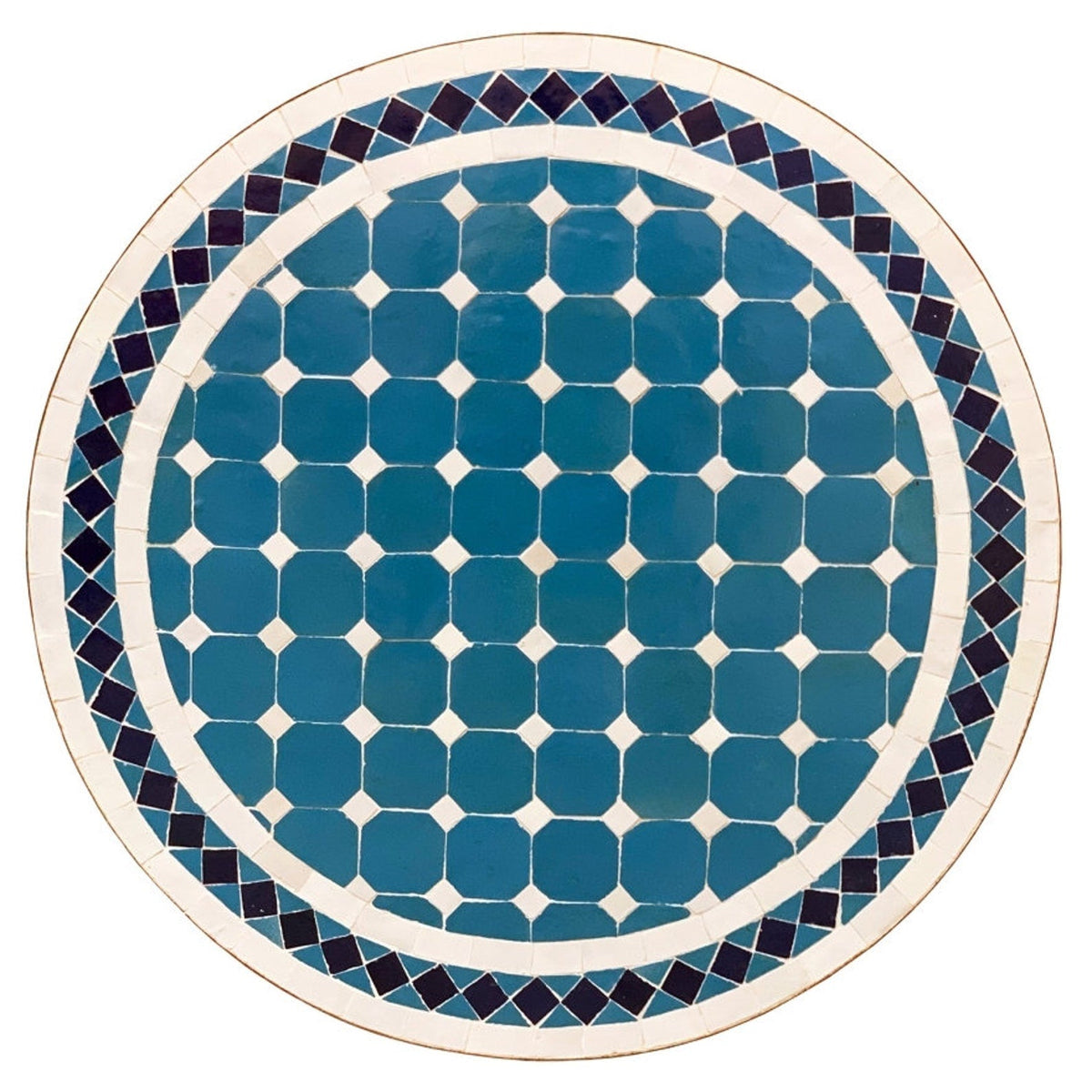 Blue Moroccan mosaic table | Bistro table | Arabic Table | Tea table | chocolate Oriental table |moroccan table design - Africancreates