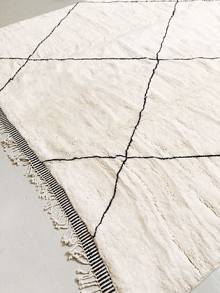Classic Diamond Modern contemporary design Beni Ourain Berber area Moroccan Mrirt 8x10 rugs | wool handmade Moroccan 9x12 rugs - Africancreates