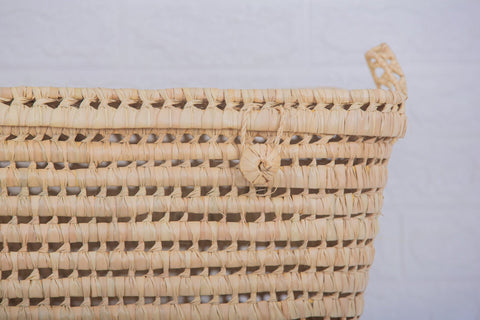 Coffre de rangement en osier - Coffre de rangement et panier en feuille de palmier 80 cm - Africancreates