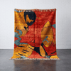 Colorful Landscape Wool Handmade Moroccan Rug - Custom Living Room Area Beni Rugs - Africancreates