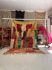 Colorful Vintage Moroccan Rug – Berber Hancrafted wool Rugs for living room (6.4x9.7 ft) - Africancreates