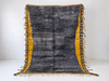 Dark Grey Modern Handmade Moroccan Rug - Custom Living Room Area Beni Rugs - Africancreates