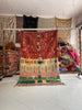Handcrafted Vintage Moroccan Rug – One of a kind Wool Tribal Area Boujaad Rug (5.5x8.8 ft) - Africancreates