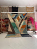 Handcrafted Vintage Moroccan Rug – Tribal Berber Area Wool Rug (6.3x9.9 ft) - Africancreates