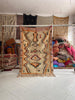 Handmade Vintage Moroccan Rug – Wool Area Boujaad Rug (4.9x8 ft) - Africancreates
