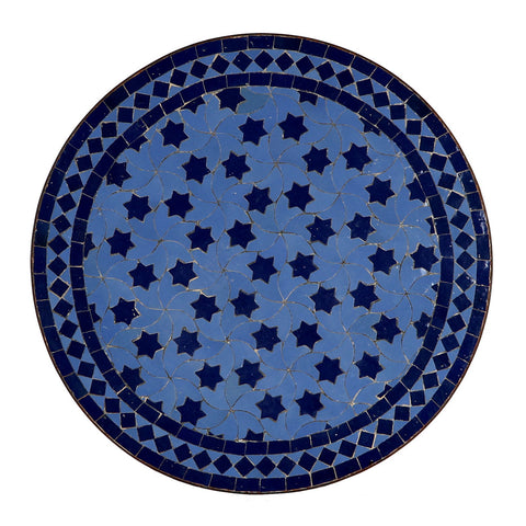 Moroccan mosaic table | Bistro table |Blue Zellij Table | Tea table | Oriental table |moroccan table design