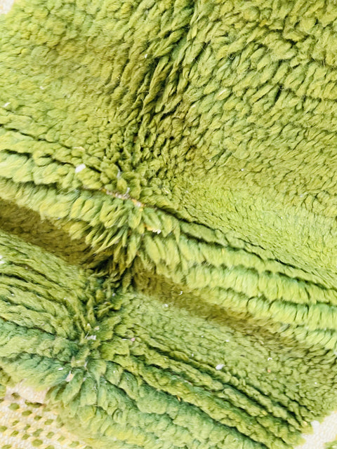 Moroccan Rug, Handmade beni Rug, Authentic Moroccan Rug, Abstract Berber Rug, green Wool Rug, Sheep Wool Rug, Bohemian Rug,Beni ourain  rug