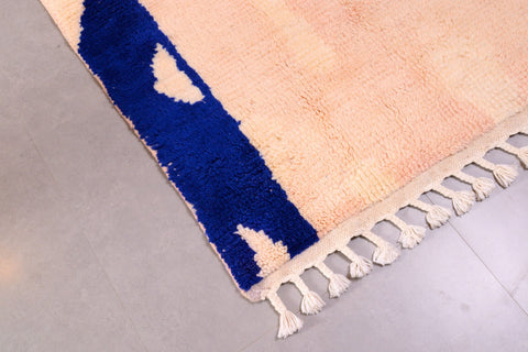 Soft Moroccan Pink Rug, Rug For Living Room, Beni Ourain Rug, Pink Wool Rug 3 ft X 5 ft rug, boho area rug -beniourain rug. berber rug