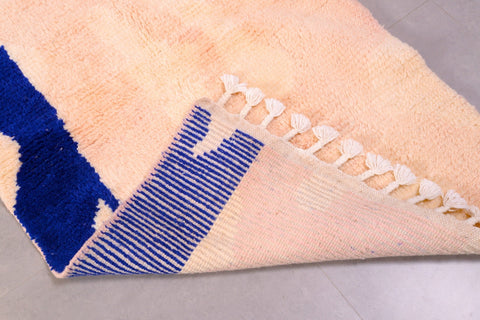 Soft Moroccan Pink Rug, Rug For Living Room, Beni Ourain Rug, Pink Wool Rug 3 ft X 5 ft rug, boho area rug -beniourain rug. berber rug