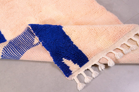 Soft Moroccan Pink Rug, Rug For Living Room, Beni Ourain Rug, Pink Wool Rug 3 ft X 5 ft rug, boho area rug -beniourain rug. berber rug