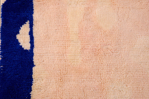 Soft Moroccan Pink Rug, Rug For Living Room, Beni Ourain Rug, Pink Wool Rug 3 ft X 5 ft rug, boho area rug -beniourain rug. berber rug