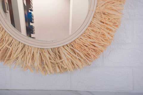 Miroir Raphia