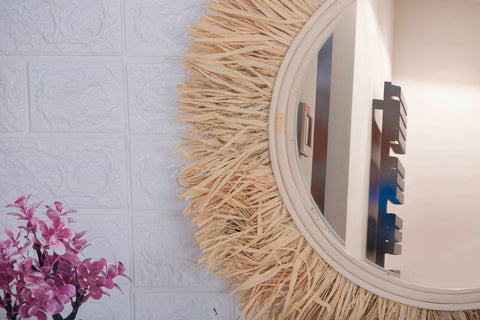 Miroir Raphia