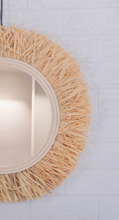 Miroir Raphia