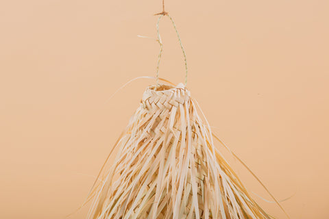 Suspension paille - fibres naturelles - Bohème