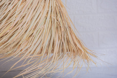 Suspension paille - fibres naturelles - Bohème
