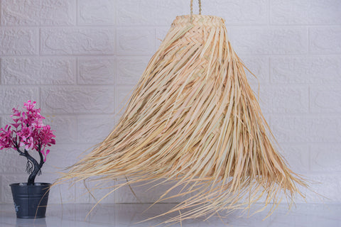 Suspension paille - fibres naturelles - Bohème