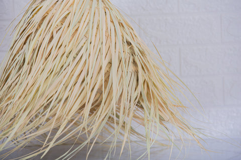 Suspension paille - fibres naturelles - Bohème