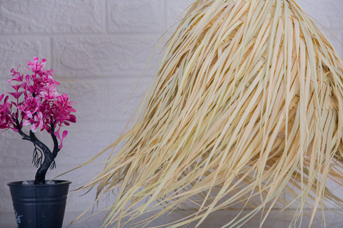 Suspension paille - fibres naturelles - Bohème