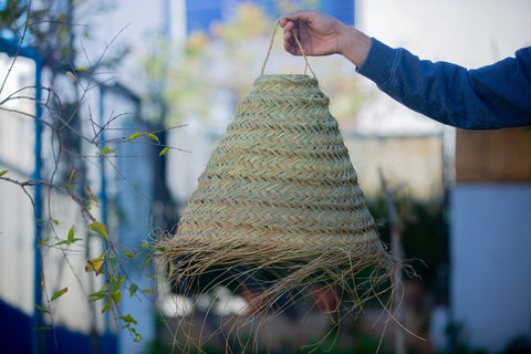 Suspension tube doum à franges