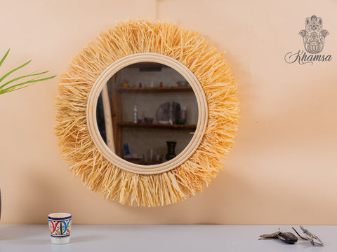 Miroir Raphia