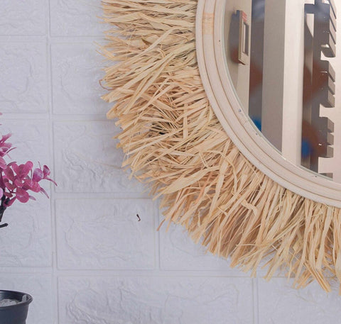 Miroir Raphia