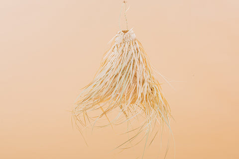Suspension paille - fibres naturelles - Bohème