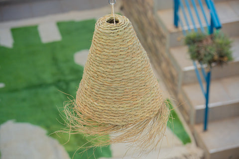 Suspension tube doum à franges