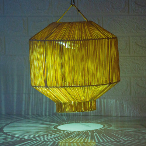 Suspension en raphia abat-jour H35 cm