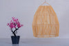 Suspension cloche en raphia Abat-jour H25 cm