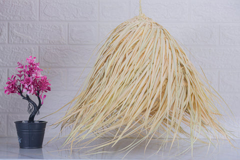 Suspension paille - fibres naturelles - Bohème