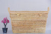 Coffre de rangement en osier - Coffre de rangement et panier en feuille de palmier 60 cm