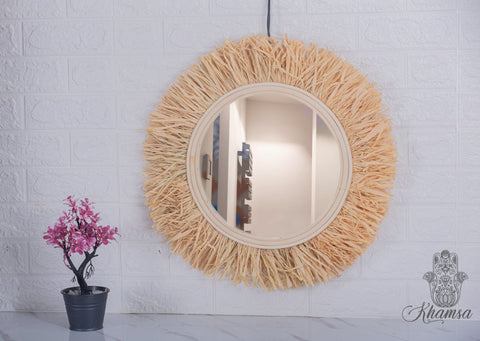 Miroir Raphia