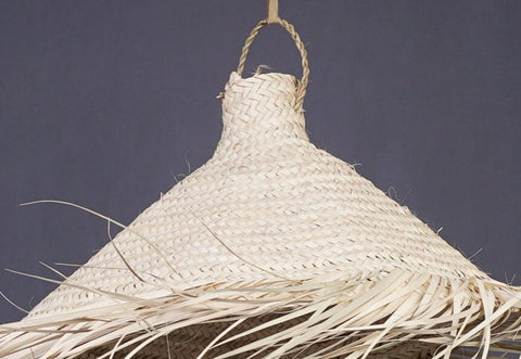 Suspension paille - fibres naturelles - Bohème
