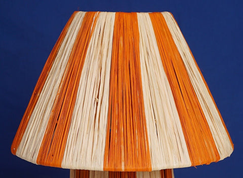 Lampe en raphia Lampe en raphia naturel, abat-jour en raphia, ABAT-JOUR DE TABLE Marocain fait main en rotin, abat-jour en osier, paille