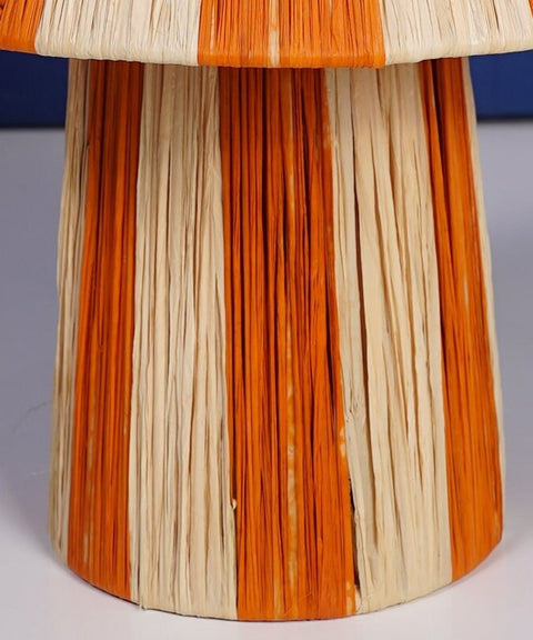 Lampe en raphia Lampe en raphia naturel, abat-jour en raphia, ABAT-JOUR DE TABLE Marocain fait main en rotin, abat-jour en osier, paille