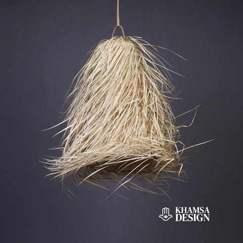 Suspension paille - fibres naturelles - Bohème